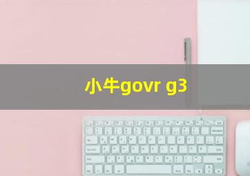 小牛govr g3